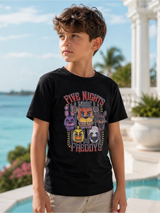 Other - 🖤 Five Nights at Freddy’s T-Shirt – Black, Size 140 (7/8) 🖤